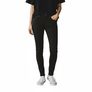 Vince - size 28- Zipper on Ankle-  Skinny Jeans Dark Brown Elastane
